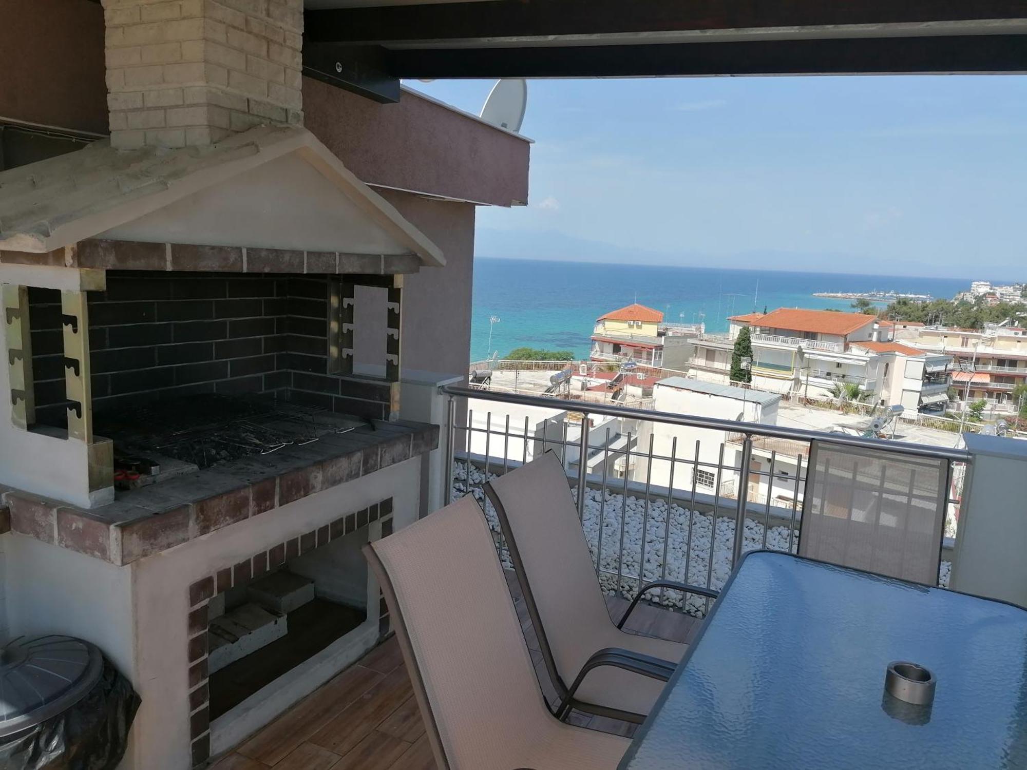 Crystal Blue Apartments Nea Kallikrateia المظهر الخارجي الصورة